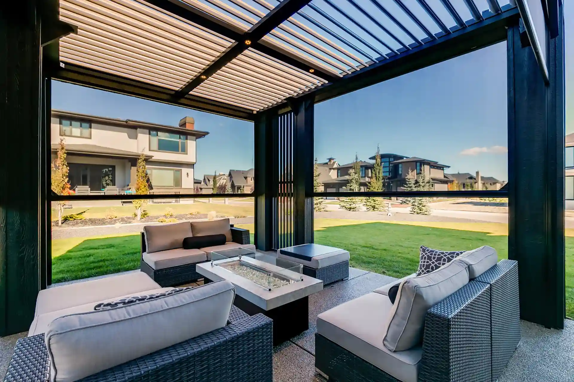Louvered Roof Pergolas in northern california